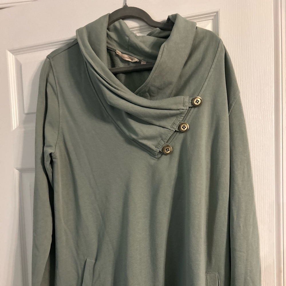 Soft Surroundings Sage Green Knit Top